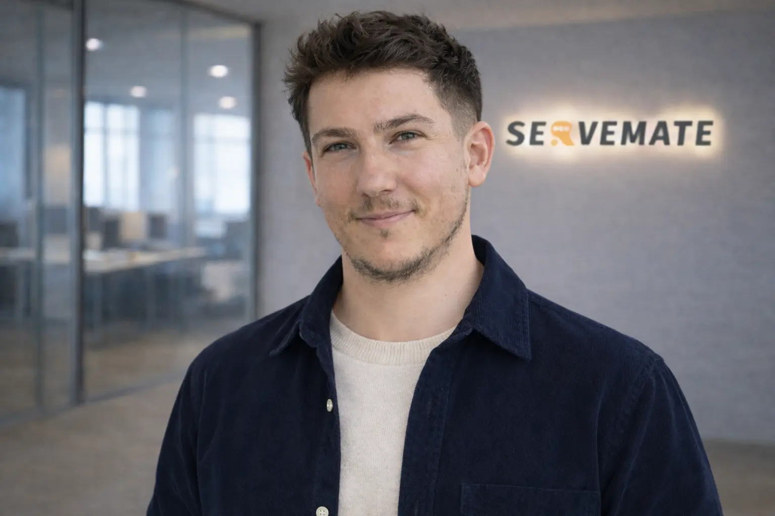 Brad-Lee Navruz, founder of ServeMate